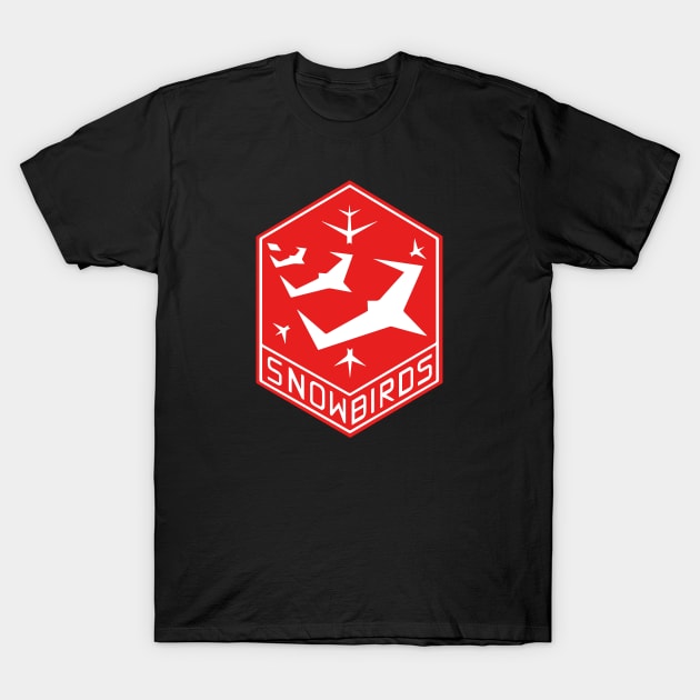 Snowbirds Air Demonstration Squadron Insignia T-Shirt by Mandra